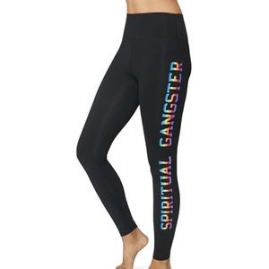 Spiritual Gangster Essential Rainbow Logo Leggings